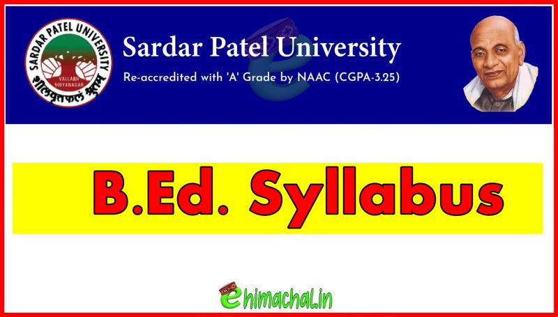 spu-bachelor-of-education-b-ed-syllabus-semester-wise